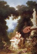 Jean-Honore Fragonard Love Letters oil painting on canvas